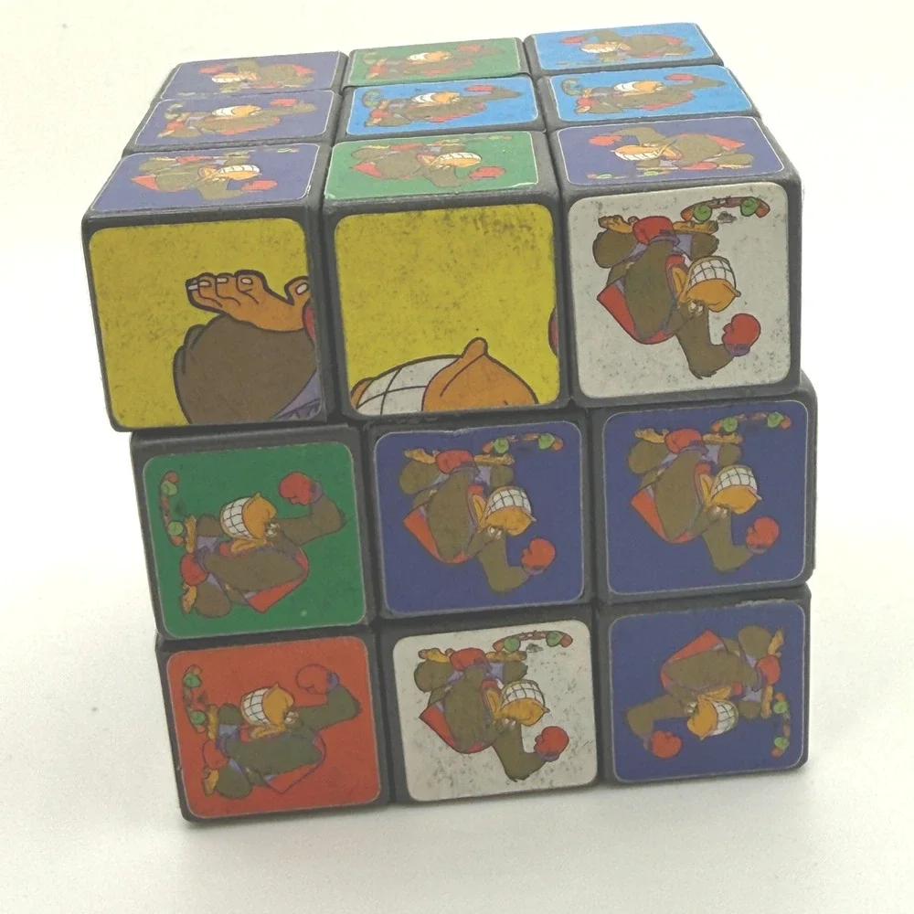 Nintendo Donkey Kong Puzzle Cube Kids OS Multicolor Vintage 3x3 Rubiks‎ Style